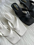 Solid Colour Open Toe Sandals